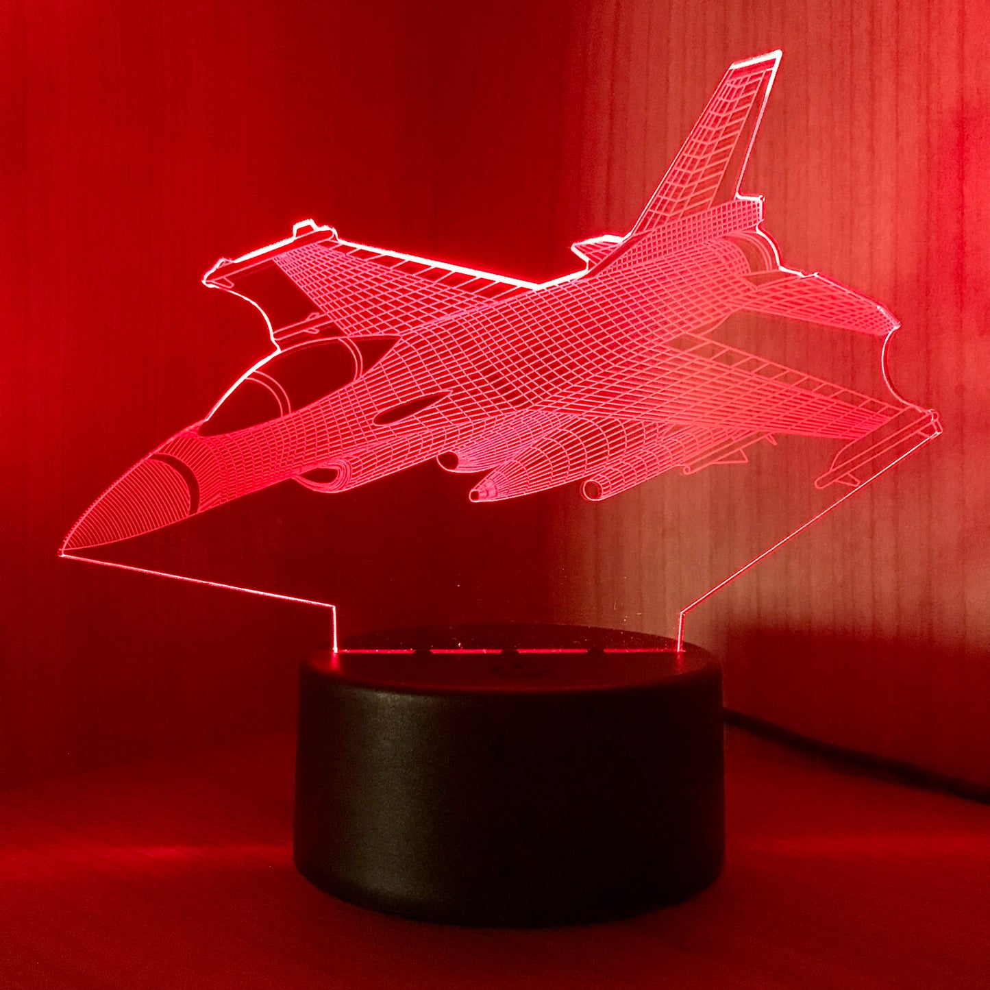 Lampe 3D Avion de chasse F16