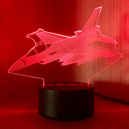 Lampe 3D Avion de chasse F16