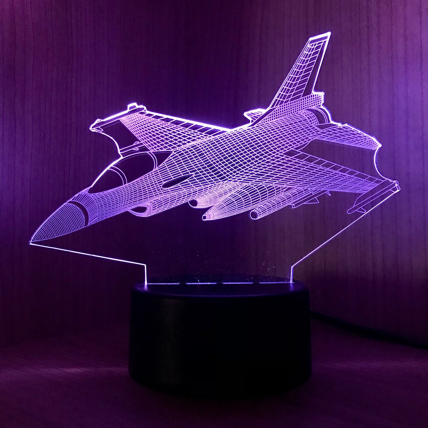 Lampe 3D Avion de chasse F16